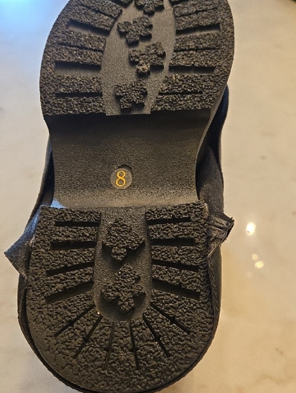 Black Leather Slide Mules - Women's Casual Slip-On - Picture 5 of 5